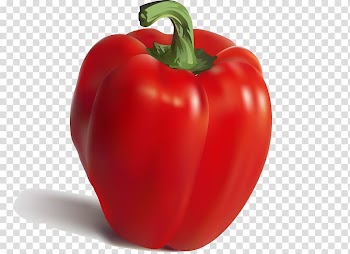 Nutrient Pimiento Bell pepper Food Vegetable, Red Pepper transparent background PNG clipart
