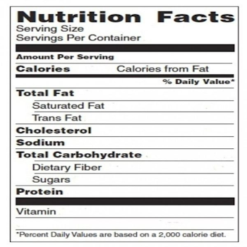 Nutrition Facts Blank Template With Blank Food Label Template ...