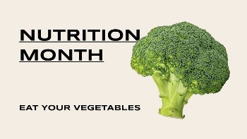 Nutrition month Powerpoint presentation template, | Free Vector Template - rawpixel