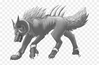 Nvsty 214 83 Demon Wolf Pose By Synthaxofserenade - Gray Wolf