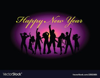 Nwe year vector image