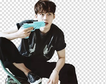 O Lee Jong Suk , man sitting on blue metal framed chair transparent background PNG clipart