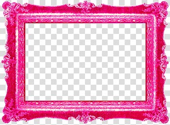 O RainbowColorfullFrames, pink frame graphic transparent background PNG clipart