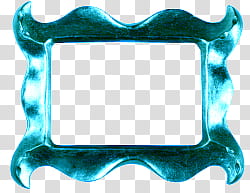 O RainbowColorfullFrames, rectangular teal frame art transparent background PNG clipart