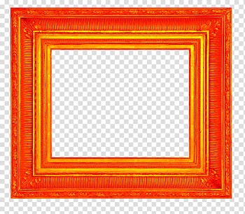 O RainbowColorfullFrames, square red frame illustration transparent background PNG clipart