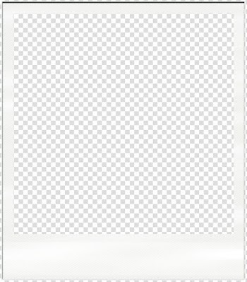 O, square white frame transparent background PNG clipart