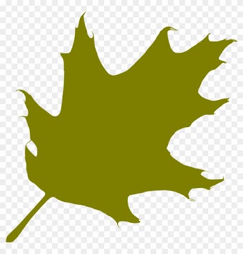 Oak Leaf Green Silhouette Png Image - Camo Leaf Stencils