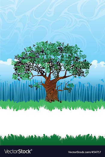 Oak vector image