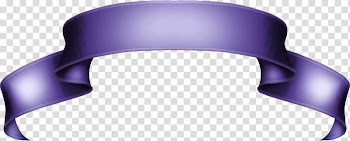 Object Ribbons, purple ribbon banner transparent background PNG clipart