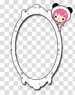 Oblong white frame transparent background PNG clipart