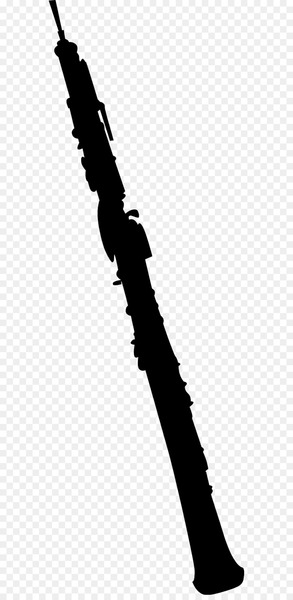 Oboe Silhouette Clip art - Silhouette 