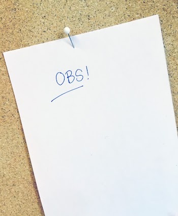 Obs Text on White Paper