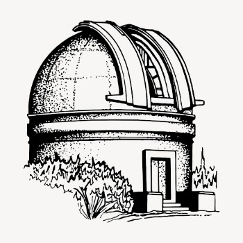 Observatory dome clipart, vintage architecture | Free Vector - rawpixel