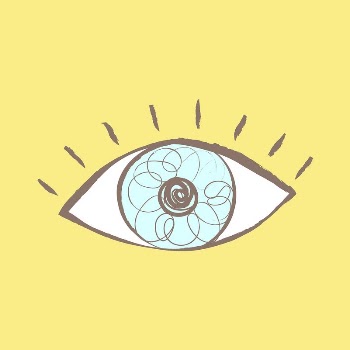 Observing eye sticker, pastel doodle | Free Vector Illustration - rawpixel