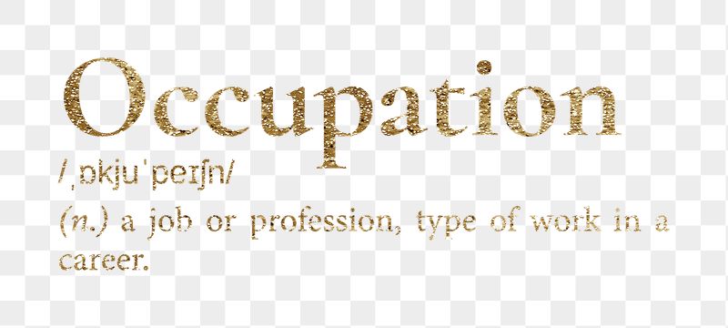 Occupation png dictionary word sticker, | Free PNG - rawpixel