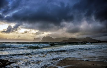Ocean and Mountain Islands during Day