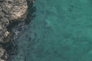 Ocean Beside Stone