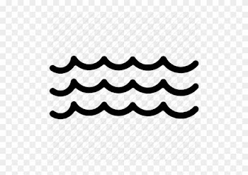 Ocean, Ocean Waves, Sea Waves, Water, Water Waves Icon - Water Waves Silhouette
