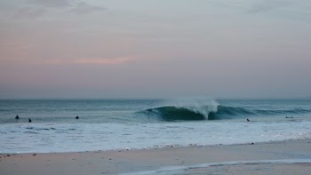 ocean wave during sunset