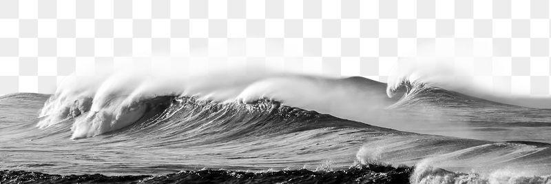 Ocean waves png crashing border, | Free PNG - rawpixel