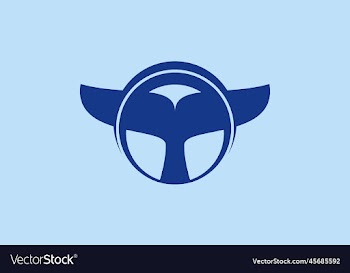 oceanic whale tail icon logo