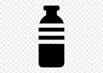 Ocha Humanitarian Icons Food Nfi - Black And White Bottled Water