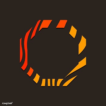 Octagon abstract badge template vector | Free stock vector - 538049