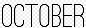 October Word December Clip Art - October Word December Clip Art
