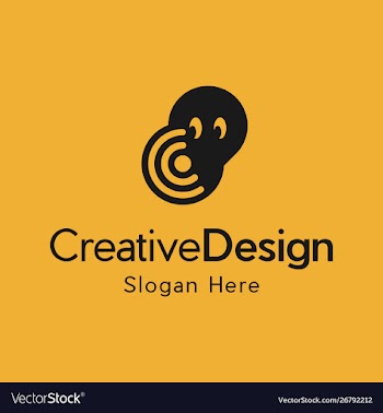 Octopus animal underwater outline logo vector image