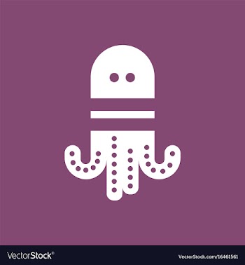 Octopus cartoon vector image