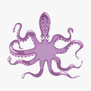 Octopus clipart, illustration vector. Free | Free Vector - rawpixel