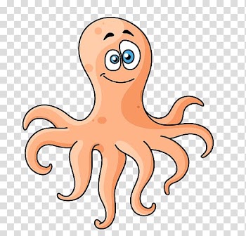 Octopus Finger Cartoon , line transparent background PNG clipart