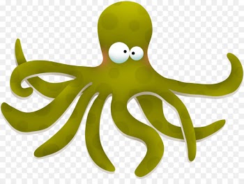 Octopus, Giant Pacific Octopus, Cartoon, Cephalopod PNG