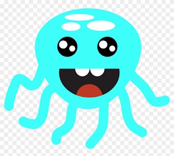 Octopus Smiley Emoticon Art Forms In Nature Drawing - Clip Art