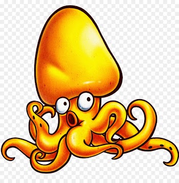 Octopus Squid as food Dog Cuttlefish - Cute cartoon octopus 