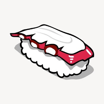 Octopus sushi clipart, Japanese food | Free PSD - rawpixel