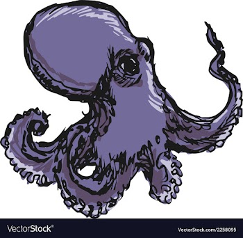 Octopus vector image