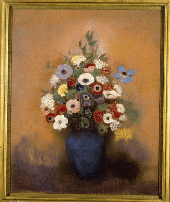 Odilon Redon (1840-1916). "Anémones et | Free Photo - rawpixel