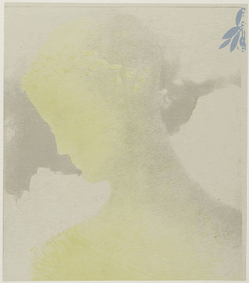 Odilon Redon (1840-1916). "B&eacute;atrice". Estampe. | Free Photo - rawpixel