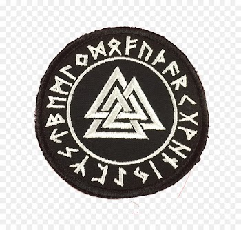 Odin Valknut Runes Viking Futhark - anti japanese victory 