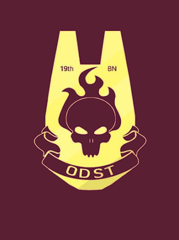 ODST Gold | Unisex T-Shirt, a t-shirt of logo, video games, unsc ...