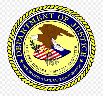 Of Justice Ins Seal - Immigration And Naturalization Service