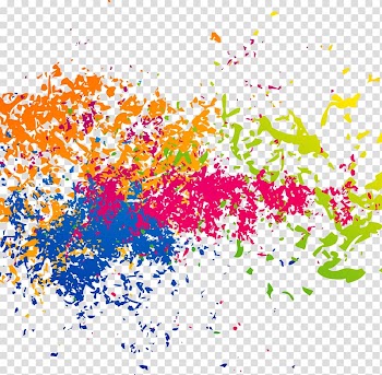 Of paint splatter, Ink Brush effect transparent background PNG clipart