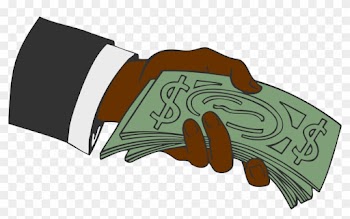 Offering Money 2 - Money Clipart .png