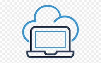 Office 365 / Azure Deployment - Laptop Cloud Icon