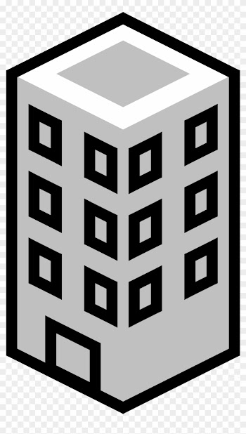 Office Building Gray Clip Art - Department Clipart