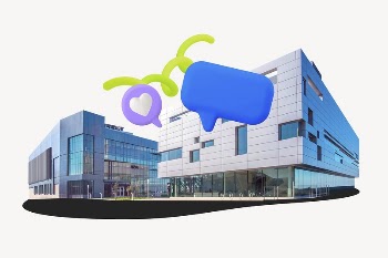 Office building, hybrid workplace 3D | Free Photo - rawpixel