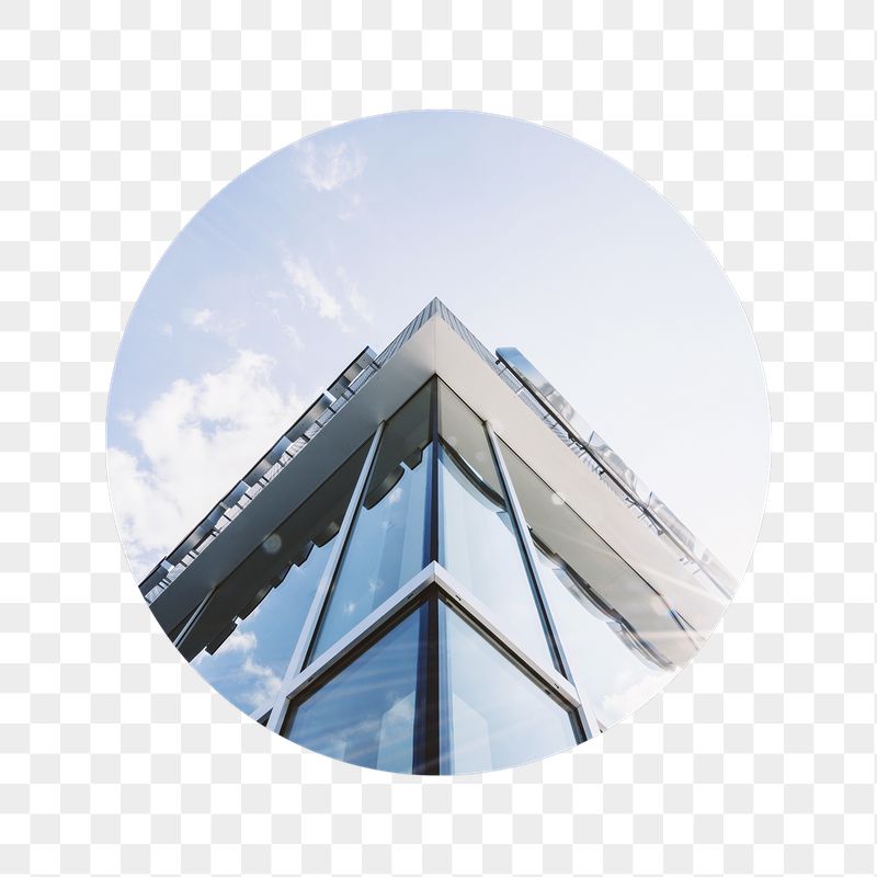 Office building png badge sticker, | Free PNG - rawpixel