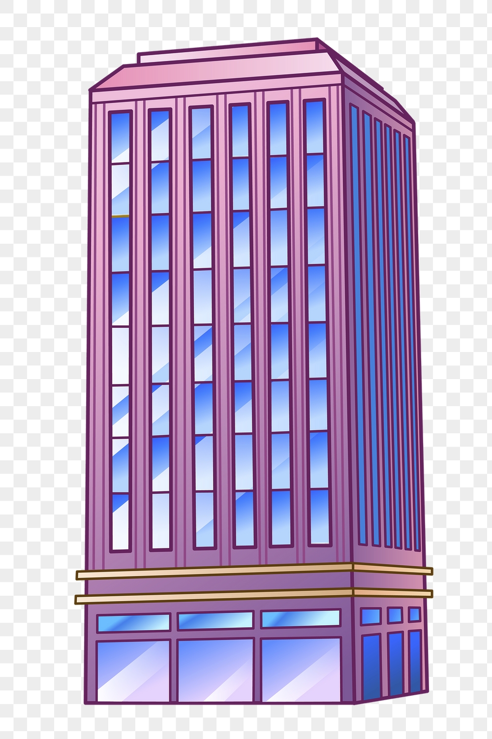 Office building png sticker, architecture | Free PNG - rawpixel