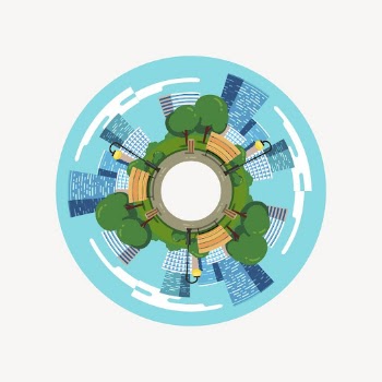 Office buildings clipart, abstract illustration. | Free Photo - rawpixel